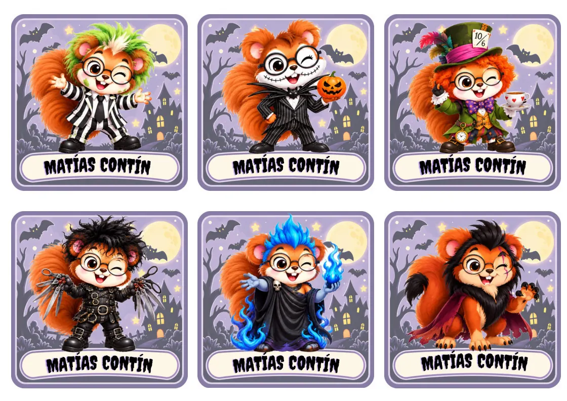 Vista previa: Cartas imprimibles de ¡Atrapa a la pandilla!